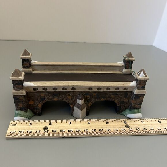 Dept 56 Stone Train Tressel Accessory #5981-1 Heritage Village Collection 1988 - Picture 8 of 9